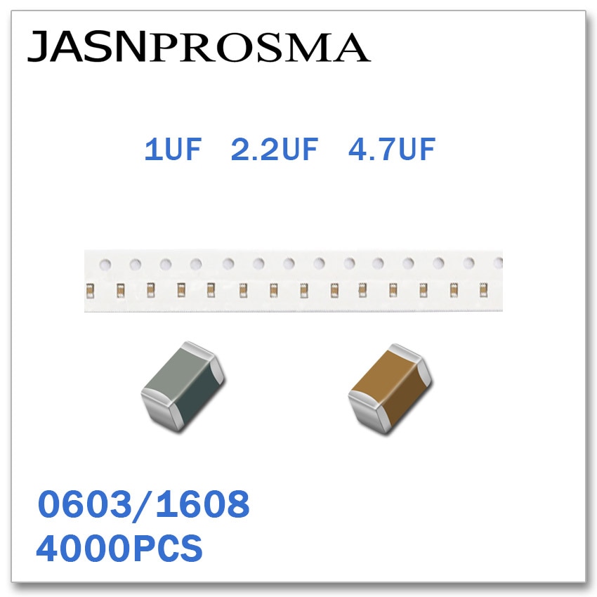 JASNPROSMA-4000  0603 1608 X5R RoHS 6.3, 10V 16V 2..